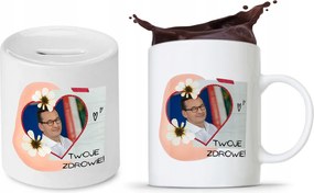 Mateusz Morawiecki Pis Bögre Persely Szett fényképes nyomtatással