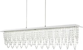 Globo 68405-24H Függeszték króm, K5 kristály, fényerőszabályzós, színhőmérsékletváltós,távirányítós, LxBxH:900x110x1500, tartozék: 1xLED 24W 38,4V, 20-1700lm