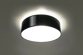 SOLLUX SL-0121 ARENA Kerek Mennyezeti Lámpa Fekete E27 IP20