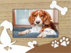Képkeret 10x15 vízszintes kutyus kedvencének ajándékba