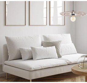 Csillár zsinóron FALCO 1xE27/60W/230V átm. 40 cm bézs