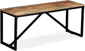 vidaXL tömör mangófa pad 110 x 35 x 45 cm