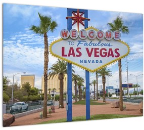 Kép - Las Vegas (üvegen) (70x50 cm)