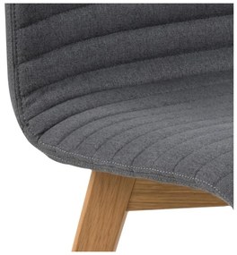 Antracitszürke étkezőszék szett 2 db-os Arosa – Actona