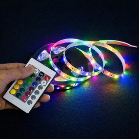 Zaparkorun LED RGB szalag TV mögé - 5 m