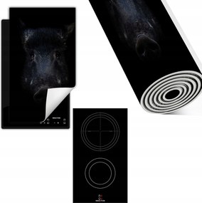 Indukciós Védőszőnyeg Konyhapult 30x52 fekete vaddisznó