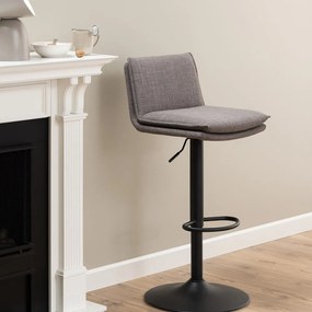 Szürke forgó bárszék szett 2 db-os 107 cm Flynn – Actona