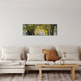 Kép - Smoky, hegység, Gatlinburg, USA (órával) (90x30 cm)