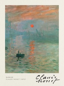 Festmény reprodukció Sunrise - Claude Monet, (30 x 40 cm)