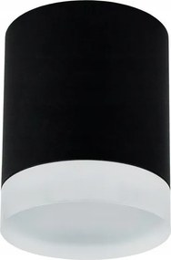 Edo Falra Szerelhető mennyezeti lámpatest Zira GU10 spot Kerek fekete fehér cső