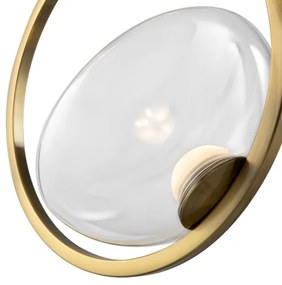 Maytoni MOD327PL-L5BS3K - LED Csillár zsinóron LUNARE LED/5W/230V arany