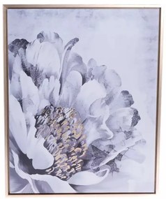 Bazsarózsa vászonkép keretben - aranynyomat, 40 x 2,5 x 50 cm