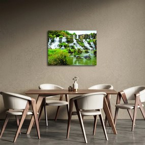 Kép - vízesés zöldövezetben (70x50 cm)