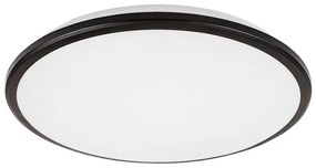 Rabalux 71130 - ENGON LED mennyezeti lámpa 45W, 230V, 3000K, fekete, 48 cm
