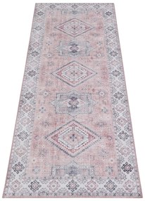 Gratia világos rózsaszín futószőnyeg, 80 x 200 cm - Nouristan