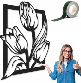 Áttört Fali Dekoráció 73 cm XXL Áttört Triptichon Kép