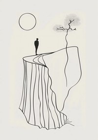 Poszter 70x100cm Magány és magasztosság