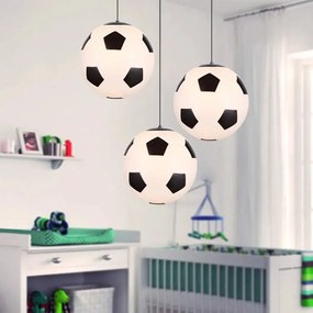 Függő mennyezeti lámpa futball labda alakban