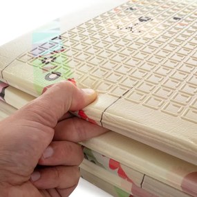 PETITE&MARS - Összecsukható játékszőnyeg CAMPY ELEPHANT&FOX