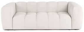 Krémszínű bársony kanapé 225 cm Cube – Bonami Selection