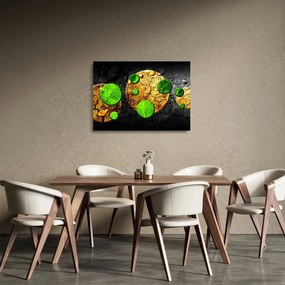 Az absztrakció képe - Gömb (üvegen) (70x50 cm)