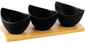 Florina Adria tálalószett, fekete