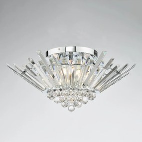 Dar Lighting glamour kristály modern mennyezeti lámpa nimbus króm darnim5050