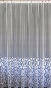 Mg Függöny jacquard 618/308 Fehér 250cm magas 0,5mb lengyel