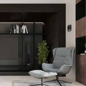 Sollux SL.0981 - Fali lámpa HESTIA 1xG9/40W/230V fekete