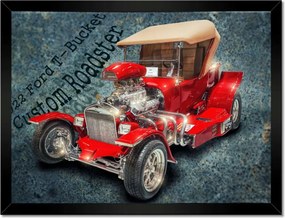 Poszterek keretben 40x30 1922 Ford-T Bucket Custom