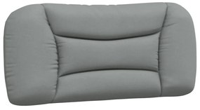 világosszürke szövet ágykeret LED-es matrac nélkül 80x200 cm