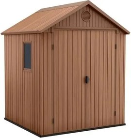 Műanyag kerti házikó Szerszámtároló 244x190cm Abiko