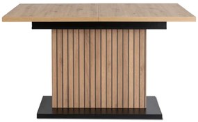 Bővíthető asztal 130 - 180 cm artisan tölgy fekete Giant