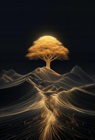 Poszter 67,5x100cm Energiafa