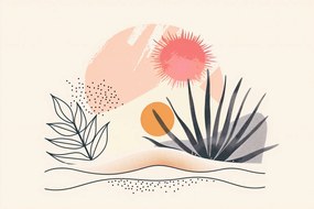 Poszter 60x40cm Trópusi sötét