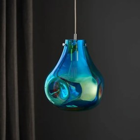 Endon 99791 - Csillár zsinóron EUROPA 1xE27/10W/230V kék