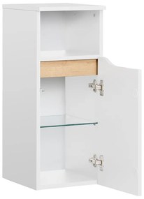 Fehér magas fali fürdőszoba szekrény 30x72 cm Set 857 – Pelipal