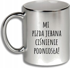 Ezüst Bögre Ajándék Különböző Alkalmakra Nyomás Emelő