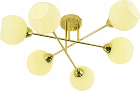 Függőlámpa Mennyezeti Csillár Gömbök arany Modern Led tej plafon