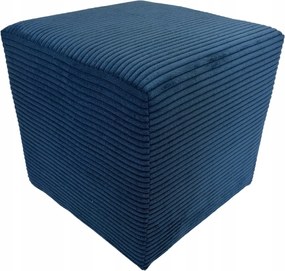 Poso szögletes puff, sötétkék szín