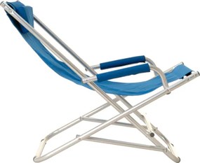 Összecsukható szék alumínium kék