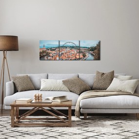Kép - Cseh Krumlov (órával) (90x30 cm)