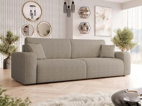 Széthúzható kanapé Euston Sztruks (bézs) (tárolóhellyel). 1105541