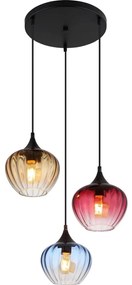 Globo 15748-3HR - Csillár zsinóron SANDER 3xE27/60W/230V