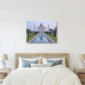 Kép - Taj Mahal napkeltekor (üvegen) (70x50 cm)