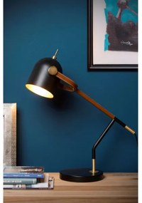 Lucide 05627/01/30 - Asztali lámpa WAYLON 1xE27/25W/230V fekete