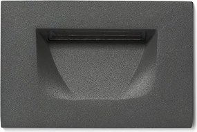 RENDL PER süllyesztett lámpa antracitszürke 230V LED 3W IP54 3000K
