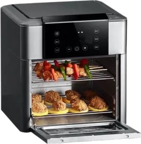 NewLine XXL (12L) Digitális kijelzős légkeveréses sütő szürke MDDD322