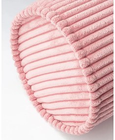 Rózsaszín kordbársony párna gyerek kanapéhoz Roll – Wigiwama