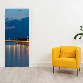 Fotótapéta ajtóra - Pozsony várral (95x205cm)